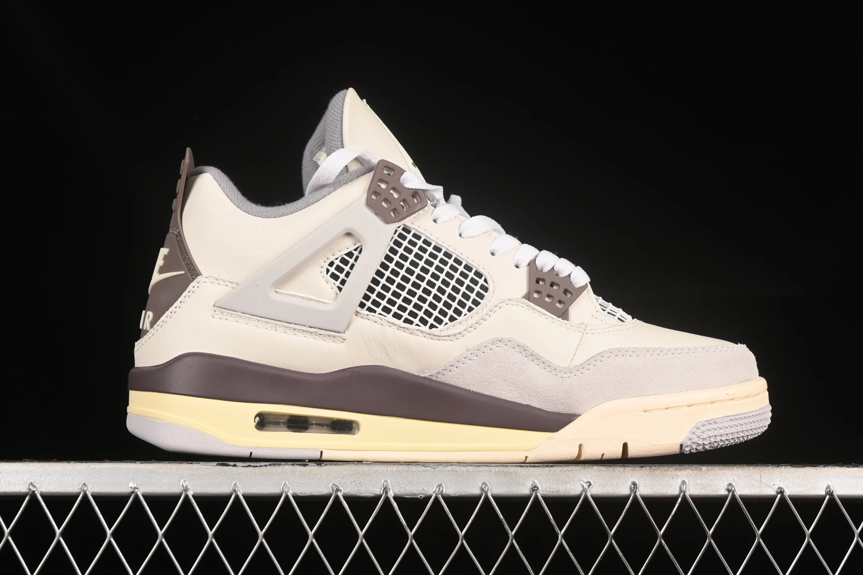 All Categories Air Jordan Jordan Series Basketball Shoes Air Jordan 4 Special Price #ZG Version Air Jordan 4 Retro "Baimoka" AJ4 Joe 4 White Mocha Joint Basketball Shoes DR5415-102